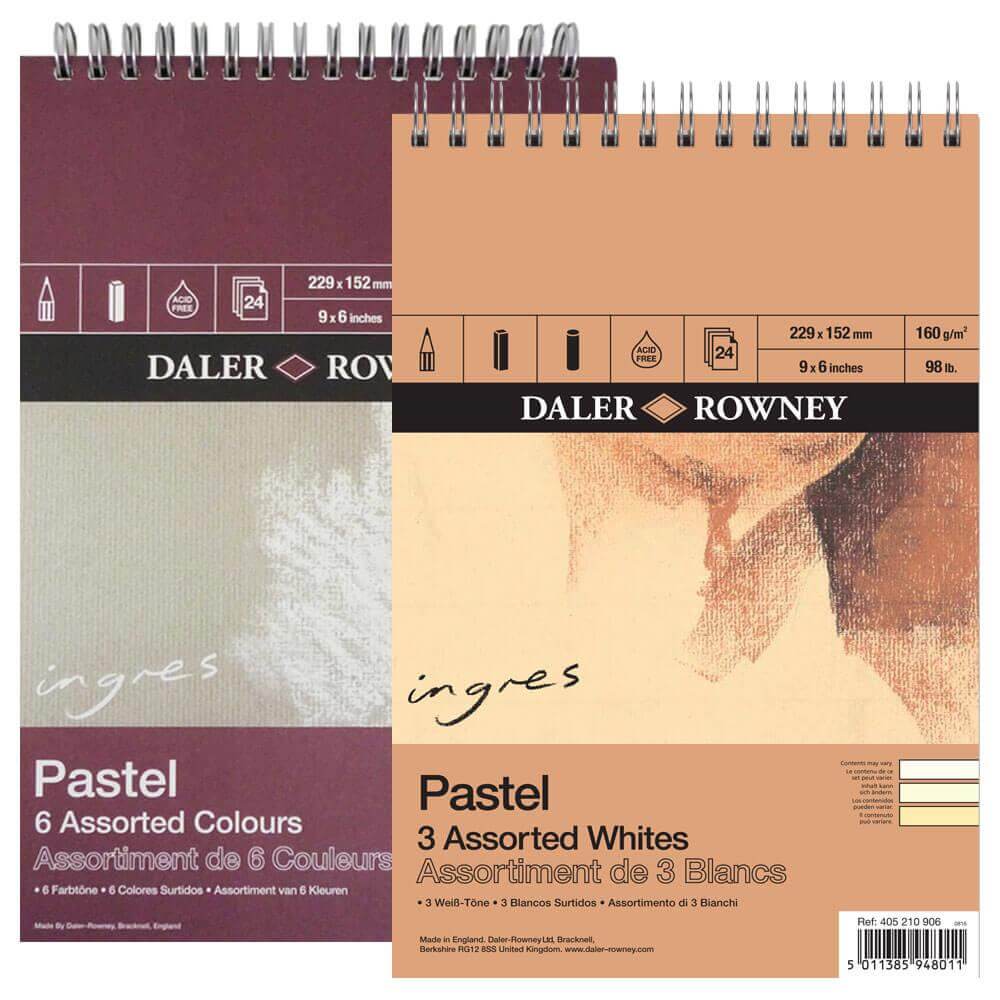 Daler Rowney Ingres Pastel Spiral Pad